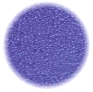 14/o Japanese SEED Beads - Trans. Blue/Purple Greasy