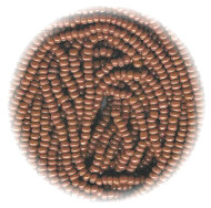 14/o Czech SEED Beads - Opaque Brown