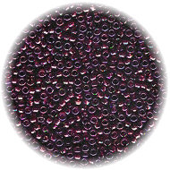 14/o Japanese SEED Beads - Trans. Cranberry Dyed Luster