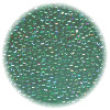 14/o Japanese SEED Beads - Trans. Dark Green Irid.