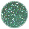 14/o Japanese SEED Beads - Trans. Dark Green Irid.