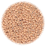 14/o Japanese SEED Beads - Dk. Peachy Pink Painted