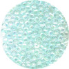 14/o Japanese SEED Beads - Trans. Lt. Powder Blue Irid.