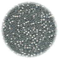 14/o Japanese SEED Beads - Trans. Lt. Smokey Grey S/L