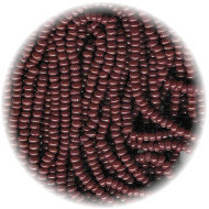 14/o Czech SEED Beads - Medium Brown