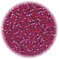 14/o Japanese SEED Beads - Trans. Neon Fuchsia S/L