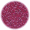 14/o Japanese SEED Beads - Trans. Neon Fuchsia S/L