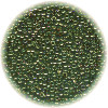 14/o Japanese SEED Beads - Trans. Olive Gold Luster