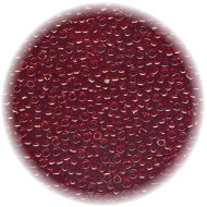 14/o Japanese SEED Beads - Trans. Rich Red