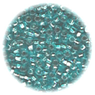 14/o Japanese SEED Beads - Trans. Dk. Turquoise S/L