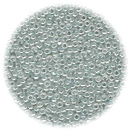 14/o Japanese SEED Beads - Translucent Grey Luster