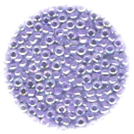 14/o Japanese SEED Beads - Trans. Lt. Lavender Purple Lined Luster