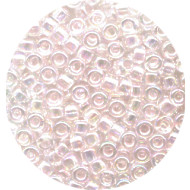 14/o Japanese SEED Beads - Trans. Pale Pink Irid.