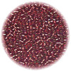 14/o Japanese SEED Beads - Trans. Christmas Red S/L