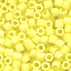 15/o HEX BEADS: Butter Yellow Painted