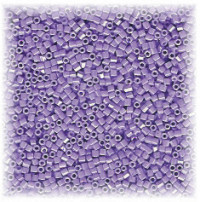 15/o HEX BEADS: Bright Lavender