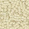 15/o HEX BEADS: Opaque Cream