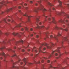 15/o HEX BEADS: Dark Red