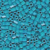 15/o HEX BEADS: Dark Turquoise Blue