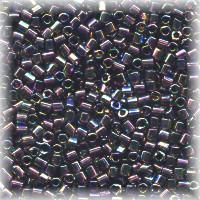 15/o HEX BEADS: Eggplant Irid.