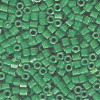 15/o HEX BEADS: Grass Green