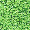 15/o HEX BEADS: Light Green