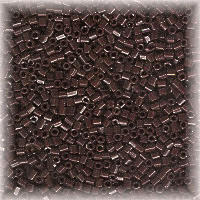 15/o HEX BEADS: Dark Maroon