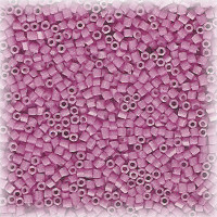 15/o HEX BEADS: Opaque Rose