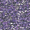15/o HEX BEADS: Metallic Purple
