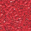15/o HEX BEADS: Rich Red