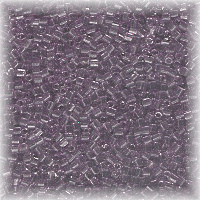 15/o HEX BEADS: Trans. Mauve