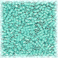 15/o HEX BEADS: Turquoise Green