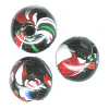 16mm-18mm Millefiori Lampwork Glass ROUND Beads