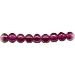 2mm Garnet ROUND Beads - 14" Strand