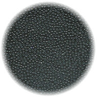 24/o *Vintage* Italian SEED Beads - Opaque Black