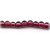 2.5mm Garnet ROUND Beads - 14" Strand
