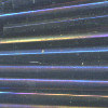 1/16" x 1" (25mm) Hex Cut BUBLE BEADS: Dark Blue Irid.