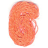 12/o Czech 3-CUT Beads - Opaque Orange