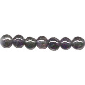 3mm Dark Blue Iolite ROUND Beads - 14" Strand