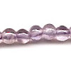 3mm Amethyst ROUND Beads - 15" Strand