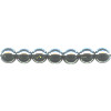 5mm Opaque Black Luster (Gunmetal) Pressed Glass SMOOTH ROUND Druk Beads