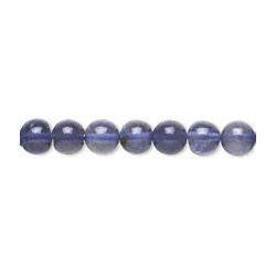 5mm Iolite ROUND Beads