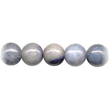 6mm Blue Quartz ROUND Beads (Dyed)