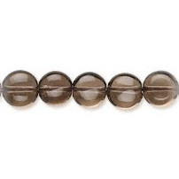6mm Smokey Quartz ROUND Beads