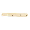 10x65mm Large 5-Hole Bone SPACER BAR Component - Drilled Front to Back, Narrow Side