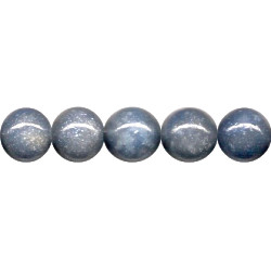 8mm Blue Quartz ROUND Beads (Dyed)