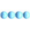 8mm Stabilized Blue Turquoise ROUND Beads