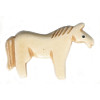 20x25mm Antiqued Bone HORSE Animal Fetish Bead