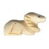 20mm Antiqued Bone RAM/BIGHORN SHEEP Animal Fetish Bead