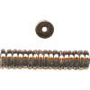 1x6mm Metallic Copper Acrylic Flat DISC Beads